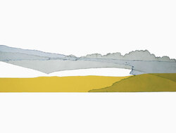 Raps IV, Radierung/Hochdruck, 2009, 60 &times; 80 cm
