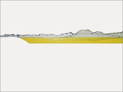 Raps VI, Radierung/Hochdruck, 2009, 30 &times; 40 cm