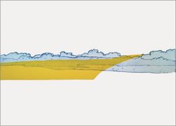 Raps VII, Radierung/Hochdruck, 2009, 50 &times; 70 cm