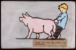 schwein hat