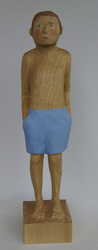 Strandspaziergänger, Linde, 2014, H: 51 cm