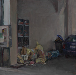 Toreinfahrt, Öl auf Leinwand, 2010, 40 &times; 40 cm
