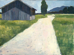 Weg im Moor, Öl auf Leinwand, 2007, 60 &times; 80 cm