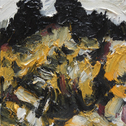 Wilder Weg, Öl auf Leinwand, 2012, 20 &times; 20 cm