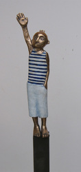 Zaunkönig 2, Bronze, 2011, H: 115 cm