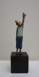 Kleiner König, Bronze, 2011, 19 &times; 35 cm
