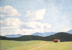 Ziehende Wolken, Öl auf Leinwand, 2005, 70 &times; 100 cm