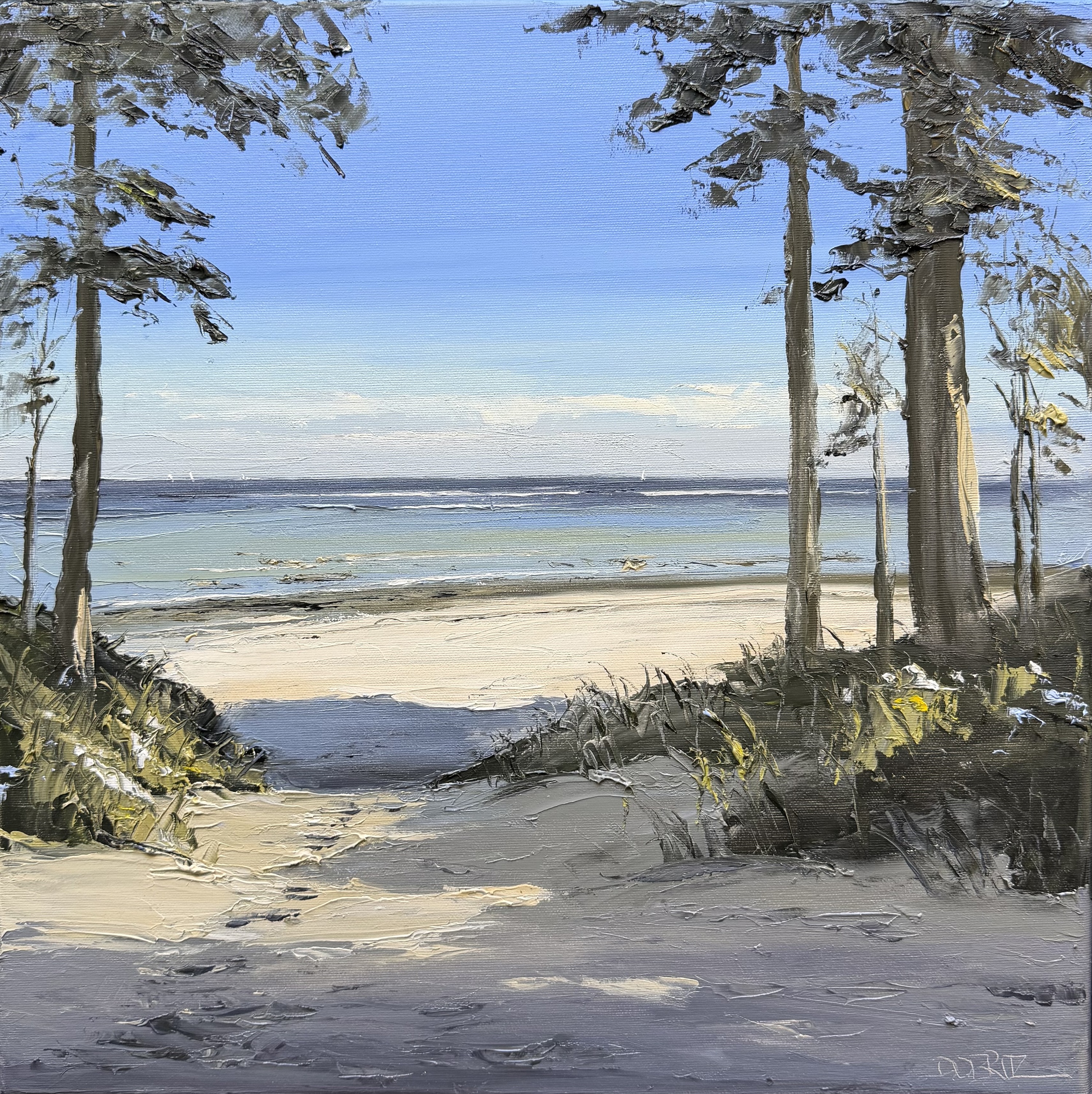 Strandzugang bei Groß Schwansee