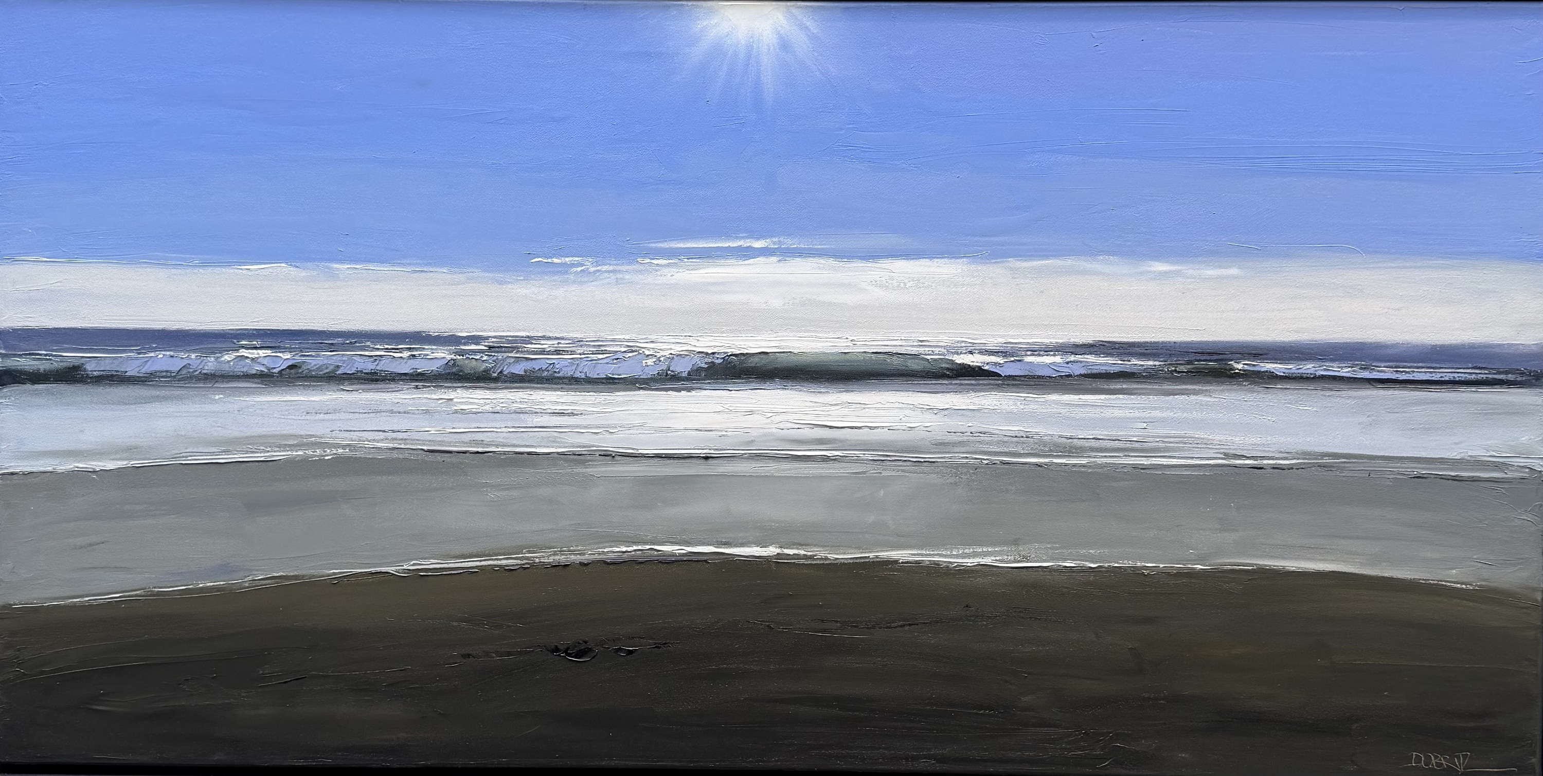 Brandung im Gegenlicht/Sylt