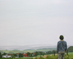 200903, Eitempera auf Leinwand, 2009, 40 × 50 cm