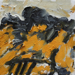 Variationen Grinau Nr. 1, Öl auf Leinwand, 2012, 20 × 20 cm