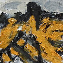 Variationen Grinau Nr. 2, Öl auf Leinwand, 2012, 20 × 20 cm