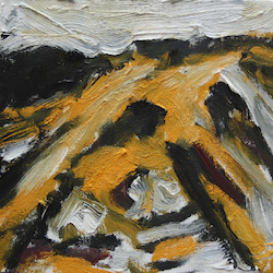 Variationen Grinau Nr. 3, Öl auf Leinwand, 2012, 20 × 20 cm