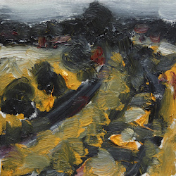 Variationen Grinau Nr. 6, Öl auf Leinwand, 2012, 20 × 20 cm