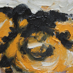 Variationen Grinau Nr. 7, Öl auf Leinwand, 2012, 20 × 20 cm