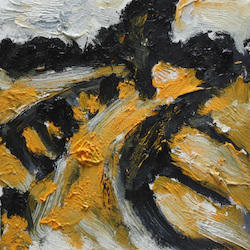 Variationen Grinau Nr. 14, Öl auf Leinwand, 2012, 20 × 20 cm