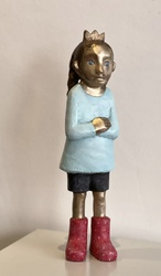 Kleine Prinzessin, Bronze, 2022, H: 45 cm