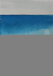 Am Meer, Korsika, Aquarell, 2017, 15,5 × 10,5 cm