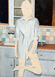 o.T. XXII./13, Öl auf Schichtholz, 2013, 42 × 30 cm