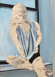 o.T. VIII./13, Öl auf Schichtholz, 2013, 42 × 30 cm