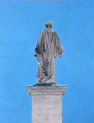 Cannes 7 - Lord Brougham, Öl auf Pappe auf Holz, lackiert, 2026, 65 &times; 50 cm