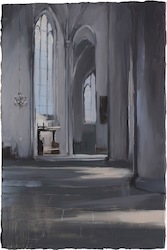 Der Dom zu Lübeck, Öl auf Leinwand, 2017, 60 × 40 cm