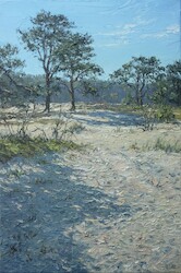 Dünen mit Kiefern, Öl auf Leinwand, 2020, 60 × 40 cm