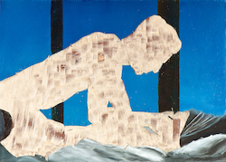 Das ist doch kein Porno II./15, Öl auf Schichtholz, 2015, 21 × 30 cm