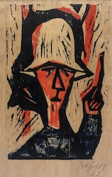 Selbstbildnis mit Sommerhut