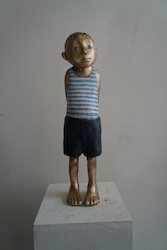 Lasse, Bronze, 2017, H: 60 cm