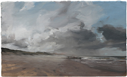Nach dem Sturm, Öl auf Leinwand, 2015, 30 × 50 cm