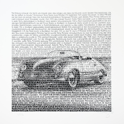 Porsche 356, Serigrafie, 2020, 48 × 48 cm