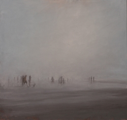 Seenebel, Öl auf Leinwand, 2013, 90 × 95 cm