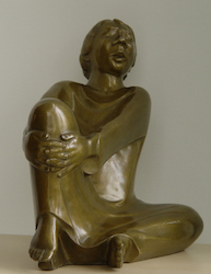 Der singende Mann, Bronze, 1928, 49,3 × 46,6 × 42,6 cm