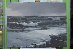 Sturm, Öl auf Leinwand, 2016, 60 × 80 cm