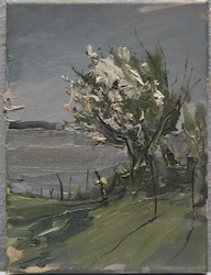 Weissdorn, Öl auf Leinwand, 2014, 24 × 18 cm