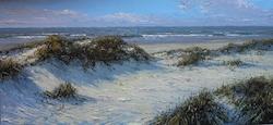 Sylter Dünen, Öl auf Leinwand, 60 × 130 cm
