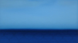 Am Meer 14, Öl, Fotografie, Alu-Dibond, 2015, 10 × 18 cm
