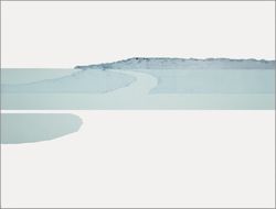 Ashore XIV, Radierung und Hochdruck, 2007, 30 × 40 cm