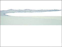 Ashore IV, Radierung und Hochdruck, 2007, 30 × 40 cm