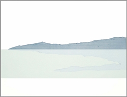 Ashore I, Radierung/Hochdruck, 2007, 30 × 40 cm