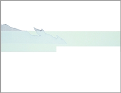 Ashore VIII, Radierung/Hochdruck, 2007, 30 × 40 cm