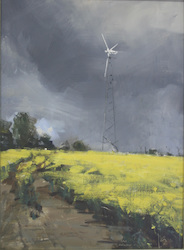 Bei Neuhof, Öl auf Hartfaser, 2012, 38 × 28 cm