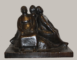 Drei singende Frauen, Bronze, 1911, 44 × 56 × 40 cm