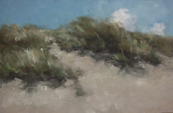 Dünenkamm, Öl auf Leinwand, 2011, 33 × 49 cm