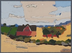 Herbst bei Egrus, 2006, 42 × 57 cm