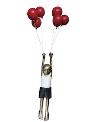 Hoch hinaus, Bronze, 2015, H: 51 cm