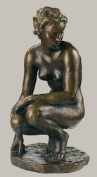 Hockende, Bronze, 1926, H: 48 cm