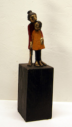 Kleine Schwester, Bronze, 2010, H: 23 cm