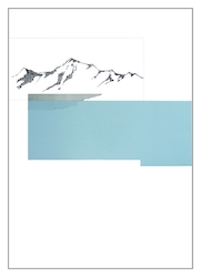 Lake XI, Radierung/Hochdruck, 2007, 100 × 70 cm